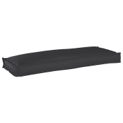 vidaXL Pallkudde för bänk Svart 110x40x8 cm Oxford tyg