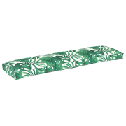 vidaXL Pallkudde för Bänk Blad Mönster 150x40x8 cm Oxford Tyg