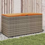 vidaXL Dynbox grå 110x50x54 cm konstrotting akaciaträ