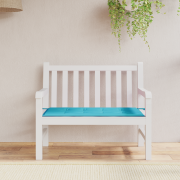 vidaXL Dyna för trädgårdsbänk turkos 100x50x4 cm oxfordtyg