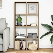 vidaXL Bokhylla/Rumsavdelare ek 69,5x29x137,5 cm konstruerat trä