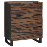 vidaXL Sideboard - 60x33,5x75 cm, gjord av massivt mangoträ
