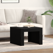 vidaXL Kaffeebord Svart ek 50 x 50 x 35 cm Konstruerat trä