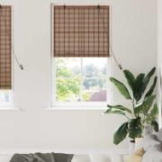 vidaXL Fönsterpersienner & Gardiner Brun 100 x 220 cm Bambu