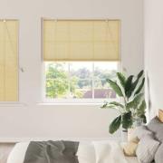 vidaXL Fönsterpersienner & Gardiner Naturfärg 150 x 160 cm Bambu