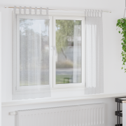 vidaXL Gardiner med gardiner 2 pcs Ljusgrå 140 x 175 cm Polyester