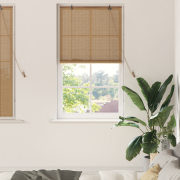 vidaXL Fönsterpersienner & Gardiner Ljusbrun 90 x 160 cm Bambu