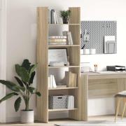vidaXL Bokhylla sonoma-ek 60x35x180 cm konstruerat trä