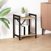 vidaXL Bokhylla Sonoma ek 40 x 30 x 48.5 cm Konstruerat trä