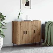 vidaXL Sideboard Artisan Ek 90 x 34 x 80 cm Konstruerat trä