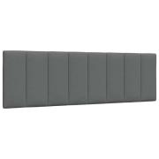 vidaXL Headboard Cushion "Hanko" Dark Grey 160 cm Fabric