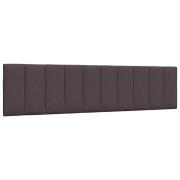 vidaXL Headboard Cushion "Hanko" Dark Brown 200 cm Fabric