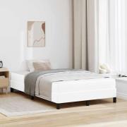 vidaXL Säng Övrigt Ren vit 120 x 200 cm Konstläder