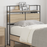 vidaXL Förvaringshuvudgavel Sonoma ek 100 cm Konstruerat trä