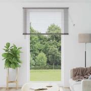 vidaXL Fönsterpersienn med gardiner Övrigt Silver 135 x 220 cm Alumini...