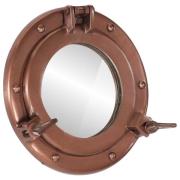 vidaXL Väggspegel Ø23 aluminium och glas