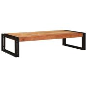 vidaXL Badrumshylla med hylla 100 x 50 x 23 cm Massiv Mangoträ, Järn