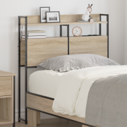 vidaXL Förvaringshuvudgavel Sonoma ek 75 cm Konstruerat trä
