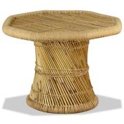 vidaXL Soffbord bambu oktogon 60x60x45 cm