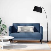 vidaXL Loveseat soffa blå 111 cm tyg