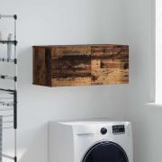 vidaXL Väggskåp Gammalt trä 80 x 36.5 x 35 cm Konstruerat trä