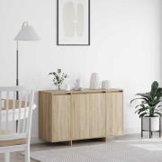 vidaXL Sideboard Sonoma ek 120 x 41 x 75 cm Konstruerat trä