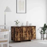 vidaXL Sideboard Rökfärgad ek 120 x 41 x 75 cm Konstruerat trä