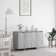 vidaXL Sideboard Grå sonoma 120 x 41 x 75 cm Konstruerat trä