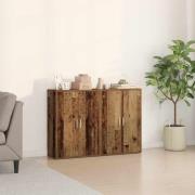 vidaXL Sideboard Gammalt trä 60 x 31 x 84 cm Konstruerat trä