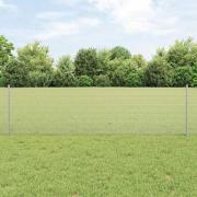 vidaXL Stängsel och Stånd Silver 0,6 x 100 m Stål