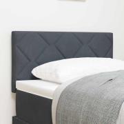 vidaXL LED huvuddyna Mörkgrå 80 cm Sammet