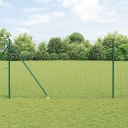vidaXL Stängselstolpe 26 pcs Silver 3.2 x 3.2 x 170 cm Stål
