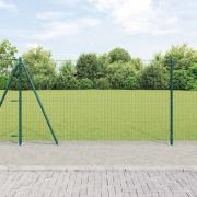 vidaXL Stängselstolpe 52 pcs Silver 3.2 x 3.2 x 140 cm Stål