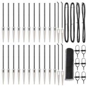 vidaXL Stängselstolpe Grå