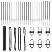 vidaXL Stängselstolpe Grå 50 x 1,2 m (25 mm nät) Stål och PVC