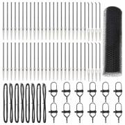 vidaXL Stängselstolpe Grå 100 x 0,4 m (13 mm nät) Stål och PVC