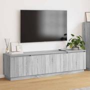 vidaXL TV-skåp med LED Grå sonoma 180 x 38 x 49 cm Konstruerat trä