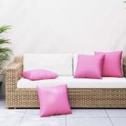 vidaXL Kastkuddar 4 pcs Rosa 60 x 60 cm tyg