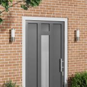 vidaXL Utomhus vägglampa 2 pcs Silver 12 x 8,5 x 27 cm.