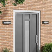 vidaXL Utomhus vägglampor 2 pcs Svart 32 x 10 x 10 cm Rostfritt stål