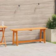 vidaXL Utomhusbänk Brun 119 x 35 x 47cm Massivt tallträ
