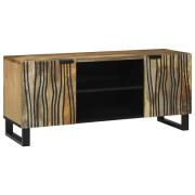 vidaXL TV-skåp Brun 105 x 33 x 46 cm massivt mangoträ