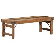 vidaXL Kaffeebord Brun 110 x 55 x 40 cm massivt återvunnet trä