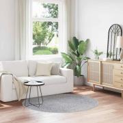 vidaXL Anti-glid Shaggy Matta Grå 160 x 160 cm PP