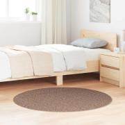 vidaXL Anti-glid Shaggy Matta Brun 120 x 120 cm PP