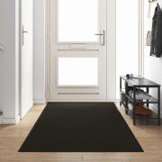 vidaXL Dörrmatta Övrigt Svart 120 x 350 cm Polypropylen och vinyl