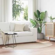 vidaXL Områdesmattor HUARTE Beige 100 x 200 cm Polyester