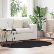 vidaXL Matta Svart 120 x 170 cm Polyester