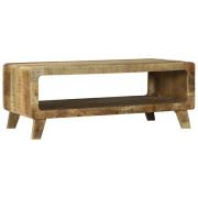vidaXL Kaffeebord Brun 90 x 50 x 35 cm Massivt grovt mangoträ