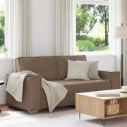 vidaXL Loveseatsoffa 180 cm med kudde Cappuccino Konstläder